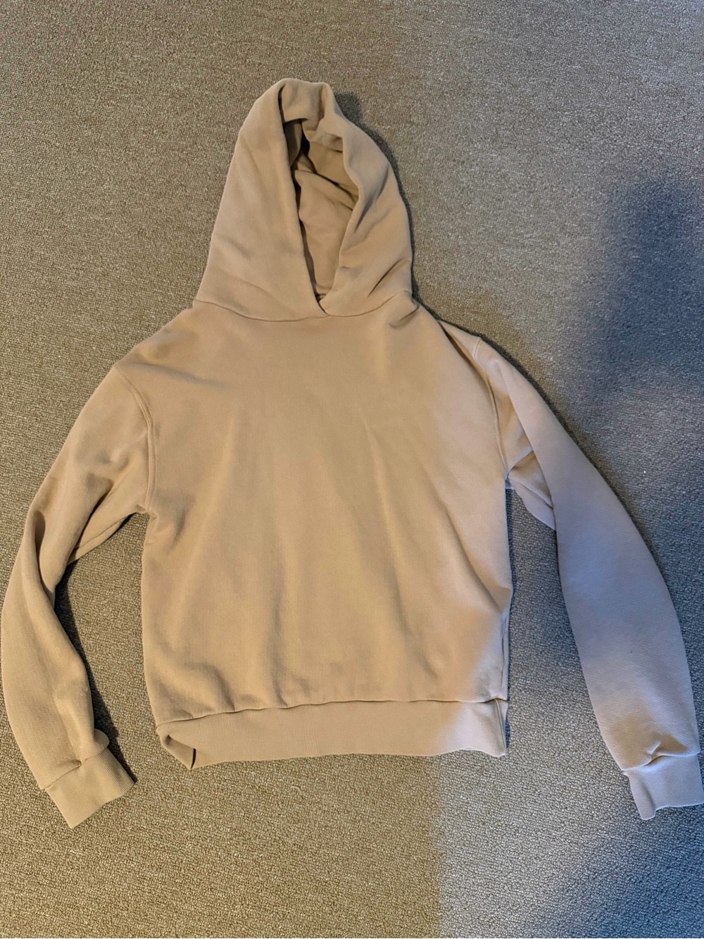 Perfectwhitetee Hooded Pullover Sweater - Beige